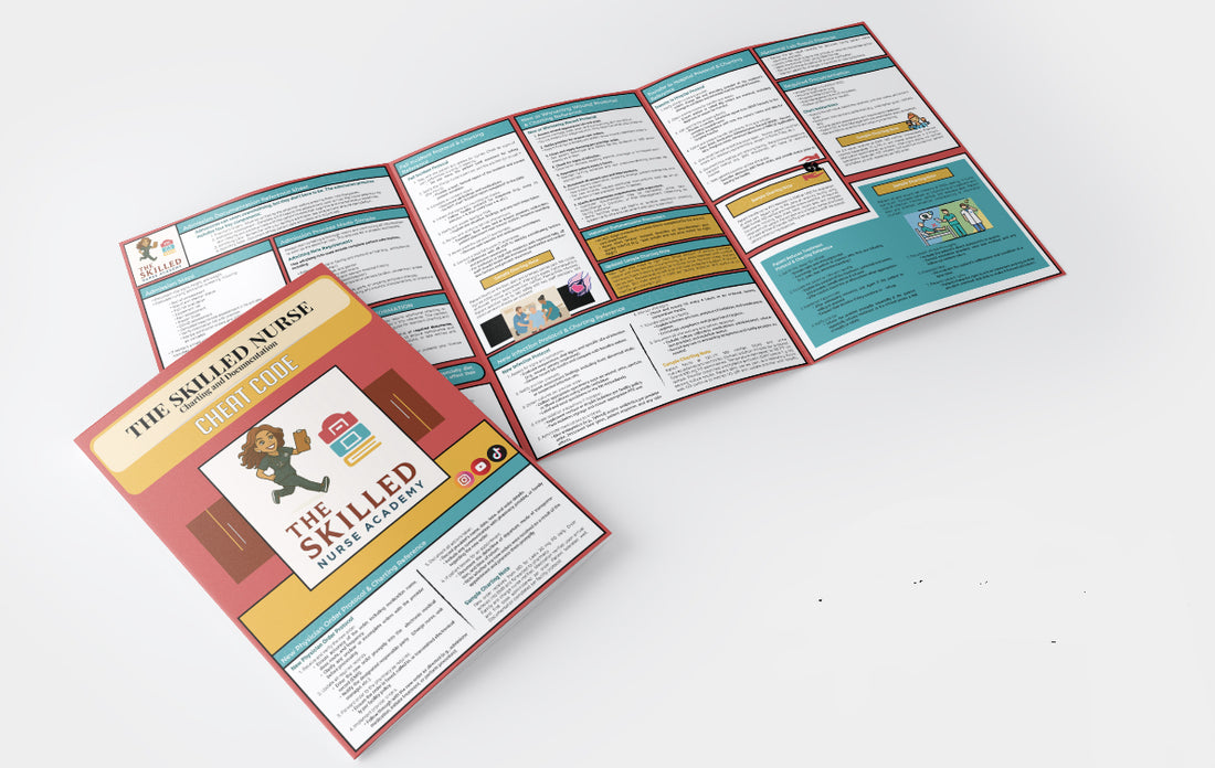 Charting and Documentation "Cheat Code" Tri-Fold Reference Guide